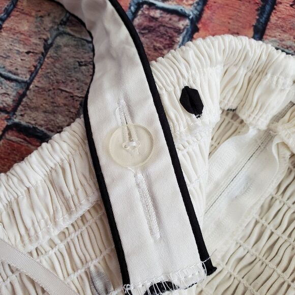 🔸️NWT Madison Leigh White Polka Dot Stretchy Sleeveless Dress Petite 10 - Picture 7 of 10